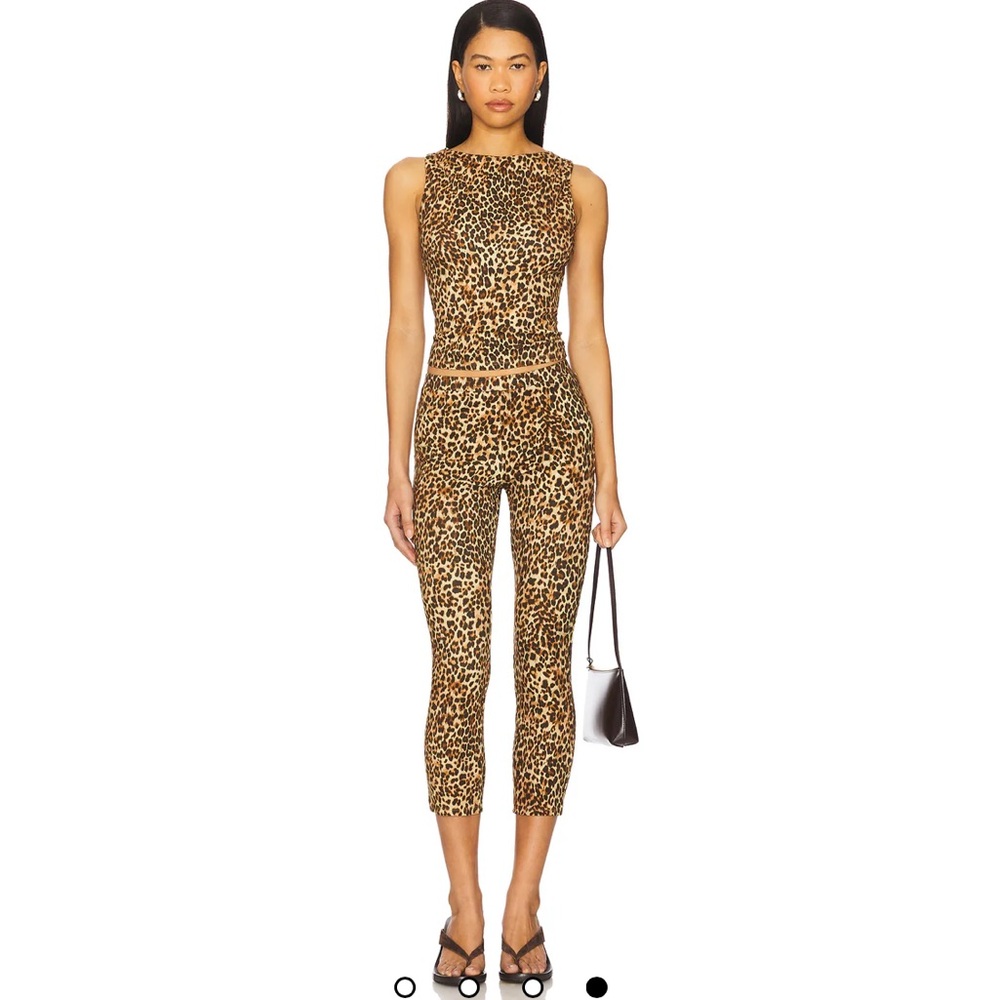 NWT Lovers and Friends Leopard Print Sleeveless Set